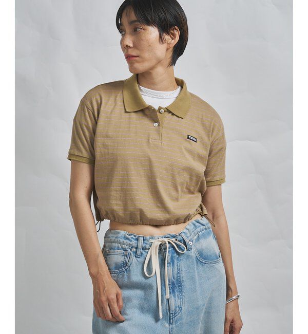 GEMINI「【GEMINI】ボーダーポロカットソー」|Tシャツ・カットソー|