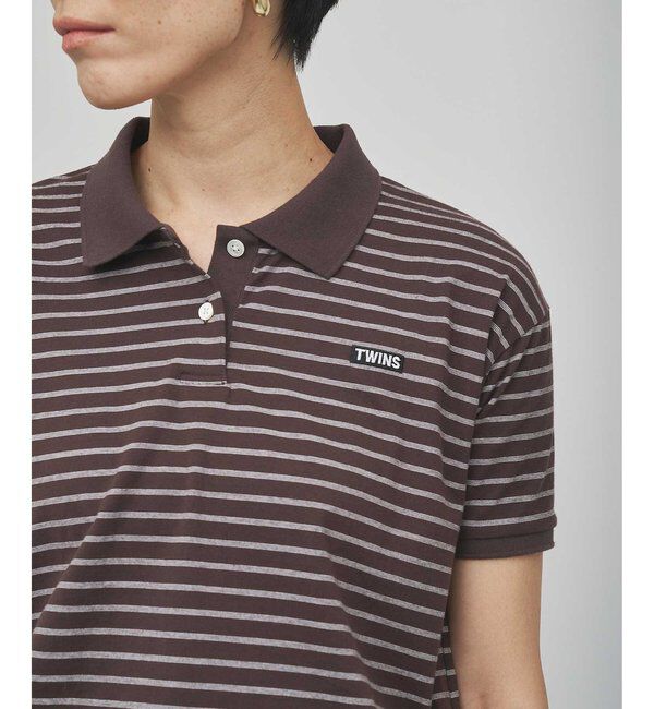 GEMINI「【GEMINI】ボーダーポロカットソー」|Tシャツ・カットソー|