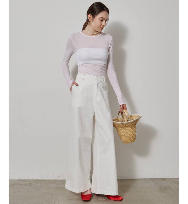  「シアーストレッチロンTEE」|Tシャツ・カットソー|