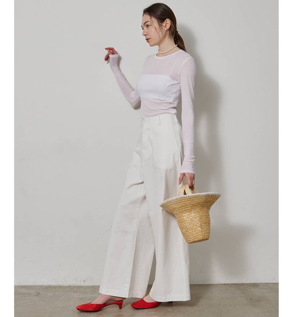  「シアーストレッチロンTEE」|Tシャツ・カットソー|