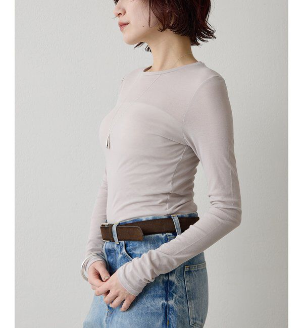  「シアーストレッチロンTEE」|Tシャツ・カットソー|