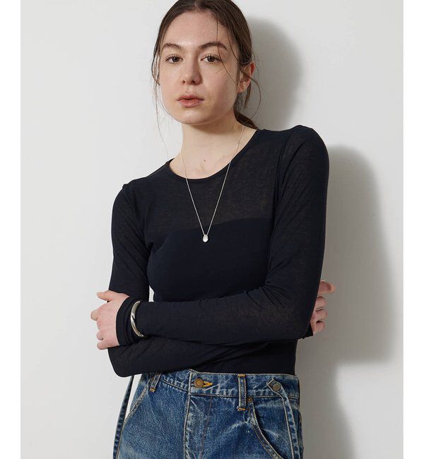  「シアーストレッチロンTEE」|Tシャツ・カットソー|