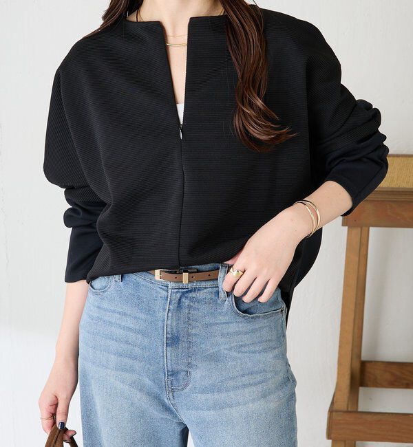  「リップルコンビダンボールプルオーバー」|Tシャツ・カットソー|