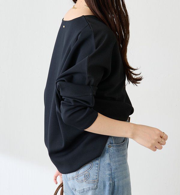  「リップルコンビダンボールプルオーバー」|Tシャツ・カットソー|