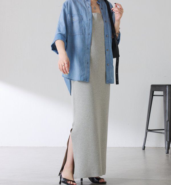  「Q.anos　ドルマンシアーデニムシャツ」|シャツ・ブラウス|