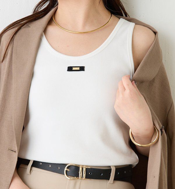  「リブタンクトップ」|Tシャツ・カットソー|