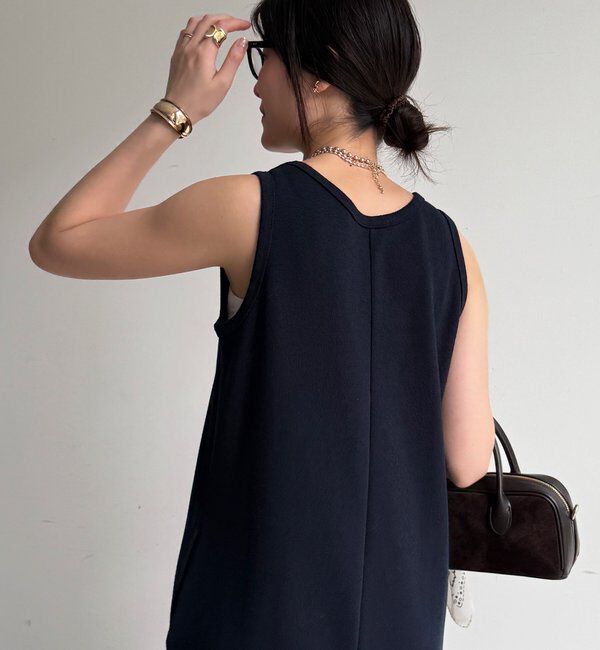  「【全骨格細見え】ブークレーダンボールタンクワンピース」|ワンピース|