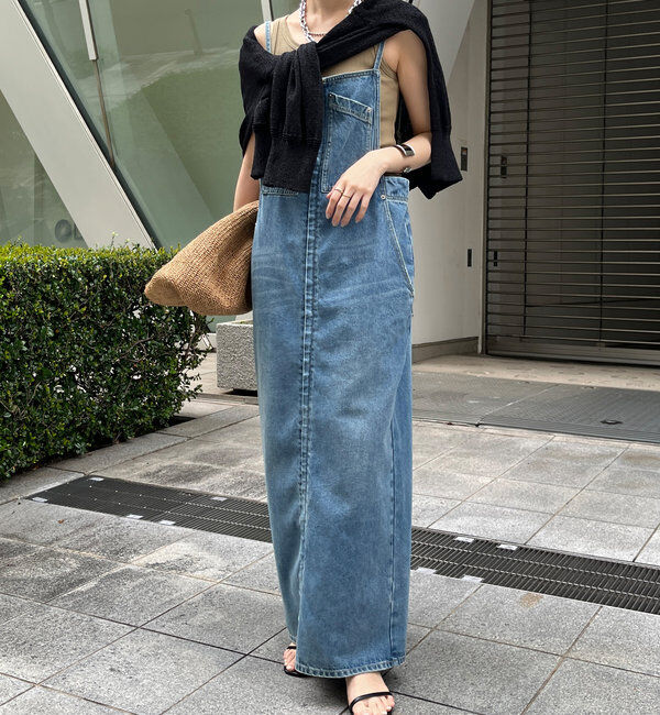  「デニムキャミジャンスカ」|ワンピース|