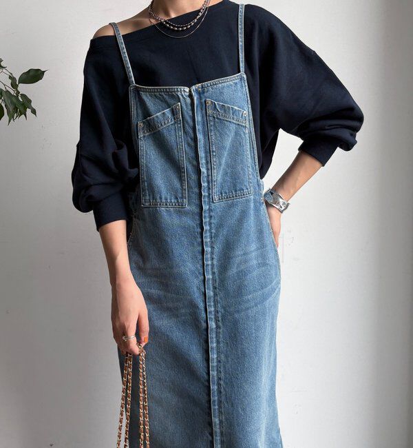  「デニムキャミジャンスカ」|ワンピース|