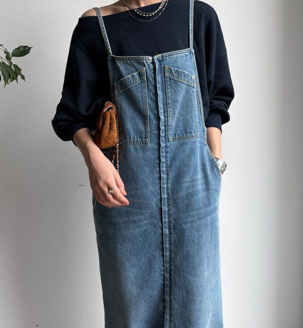  「デニムキャミジャンスカ」|ワンピース|