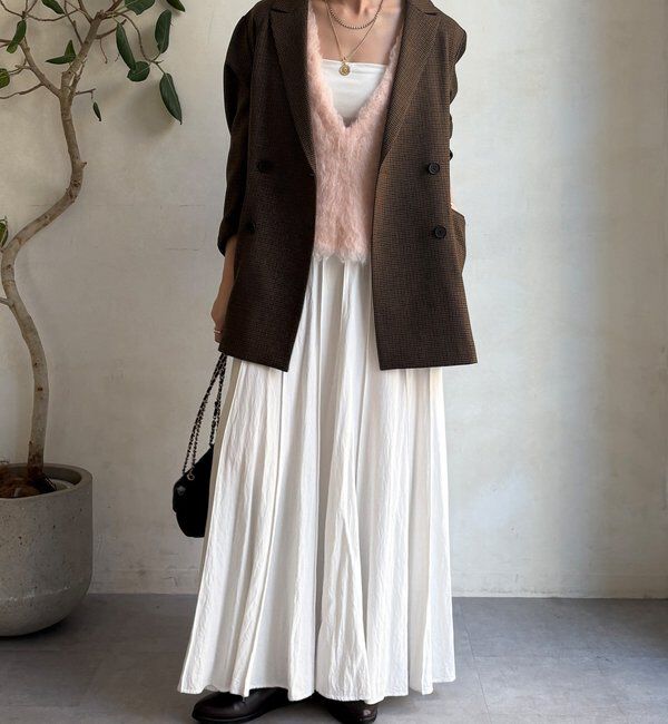  「【REI企画カラーあり】【前後2WAY】シャギーニットベスト」|ニット・セーター|