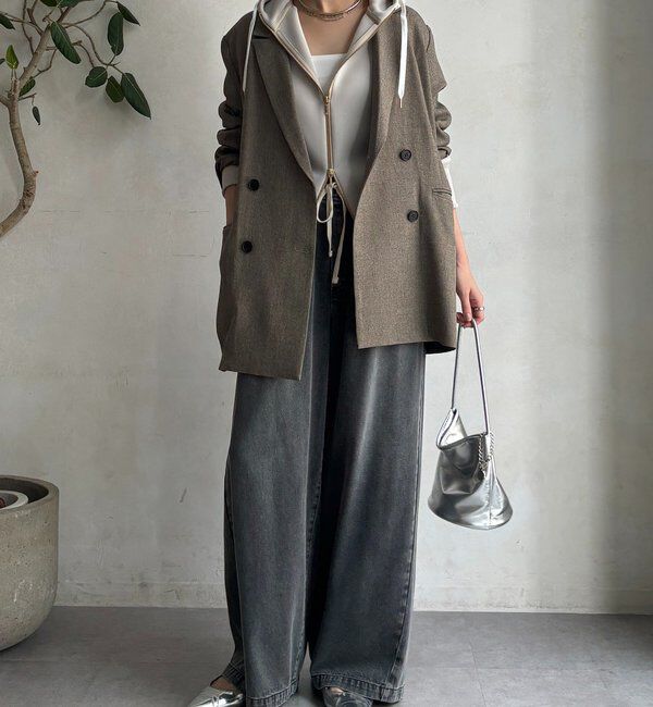  「プラムダンボールジップフーディー」|Tシャツ・カットソー|