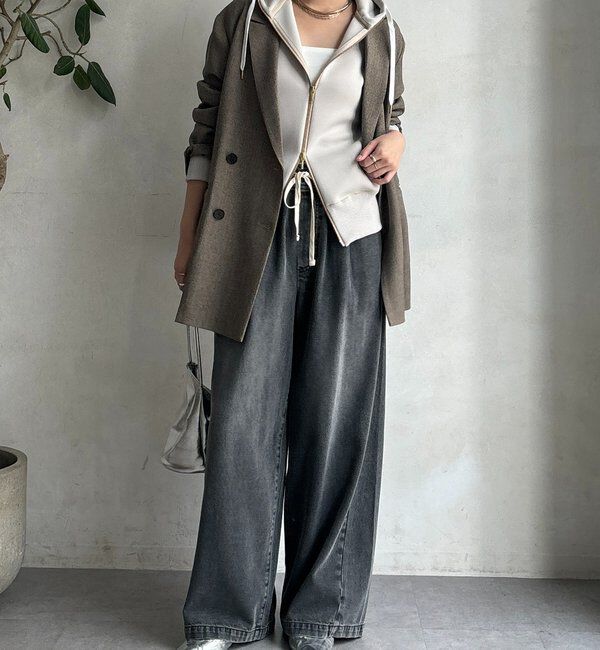  「プラムダンボールジップフーディー」|Tシャツ・カットソー|