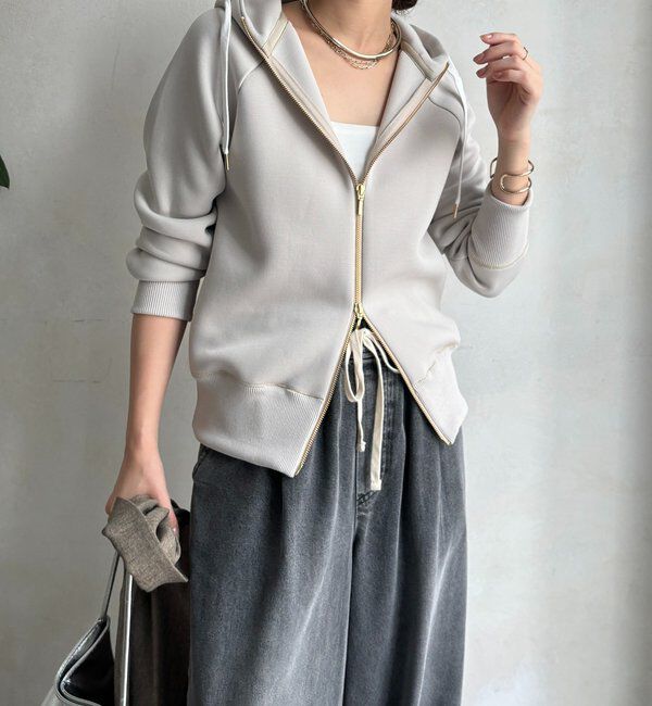  「プラムダンボールジップフーディー」|Tシャツ・カットソー|