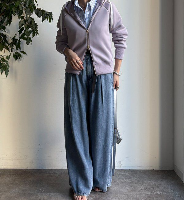  「プラムダンボールジップフーディー」|Tシャツ・カットソー|