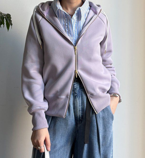  「プラムダンボールジップフーディー」|Tシャツ・カットソー|