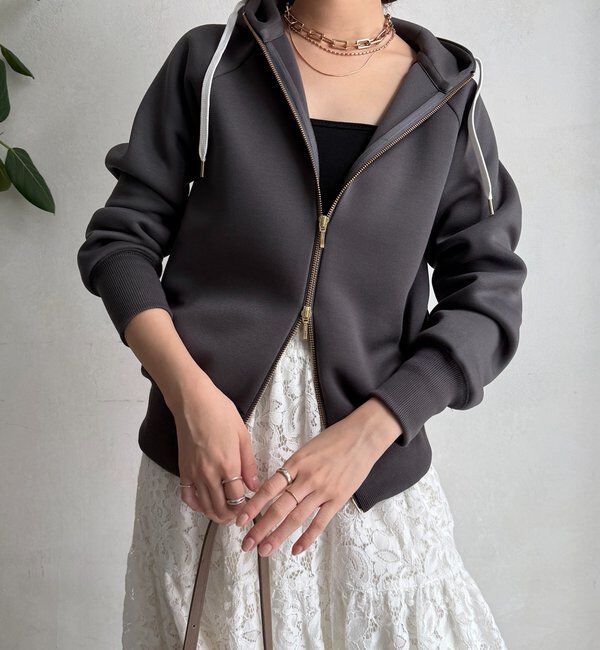  「プラムダンボールジップフーディー」|Tシャツ・カットソー|