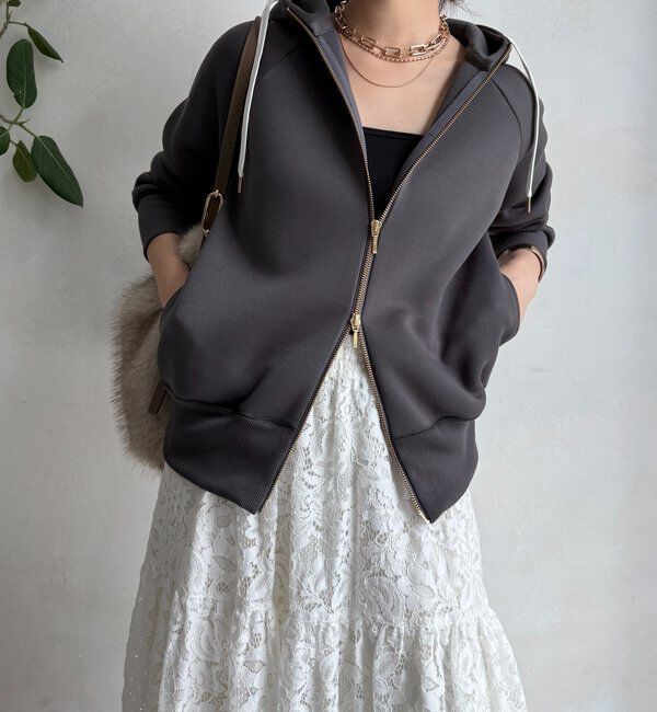  「プラムダンボールジップフーディー」|Tシャツ・カットソー|