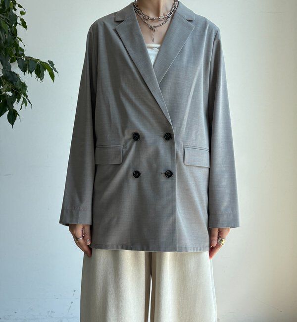  「ダブルブレストジャケット」|テーラードジャケット|