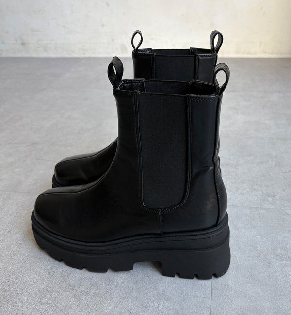  「【WEB限定】サイドゴアショートブーツ」|ショートブーツ|