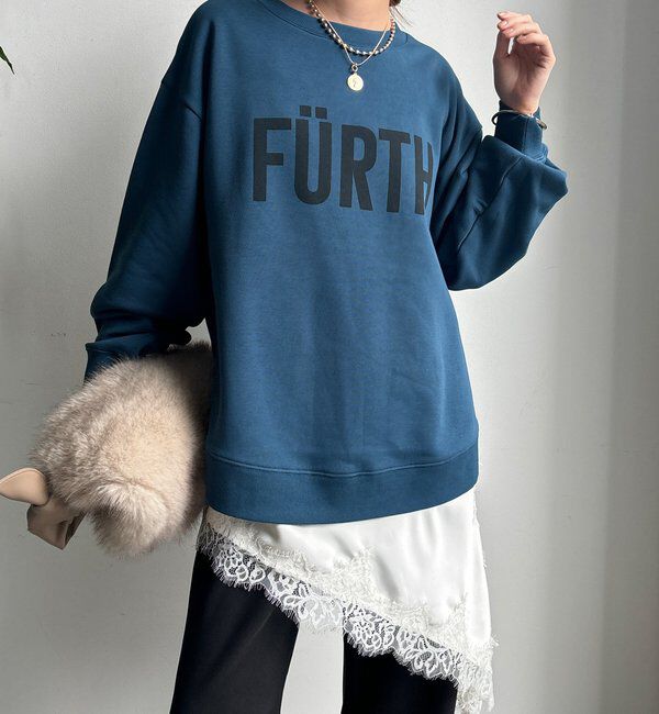  「【WEB限定】裏起毛ヘムラインロゴトップス」|Tシャツ・カットソー|