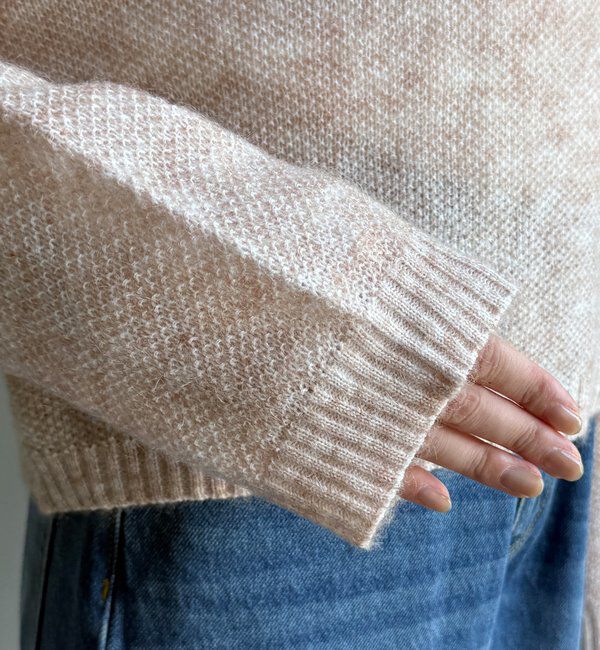  「モヘヤメランジプルオーバー」|ニット・セーター|