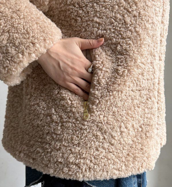  「【インフルエンサーOKOCHI企画】ボアブルゾン」|その他|