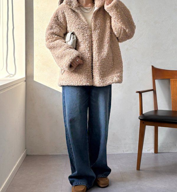  「【インフルエンサーOKOCHI企画】ボアブルゾン」|その他|