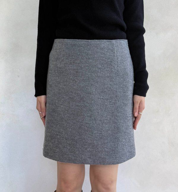  「ブークレーウールミニスカート」|スカート|