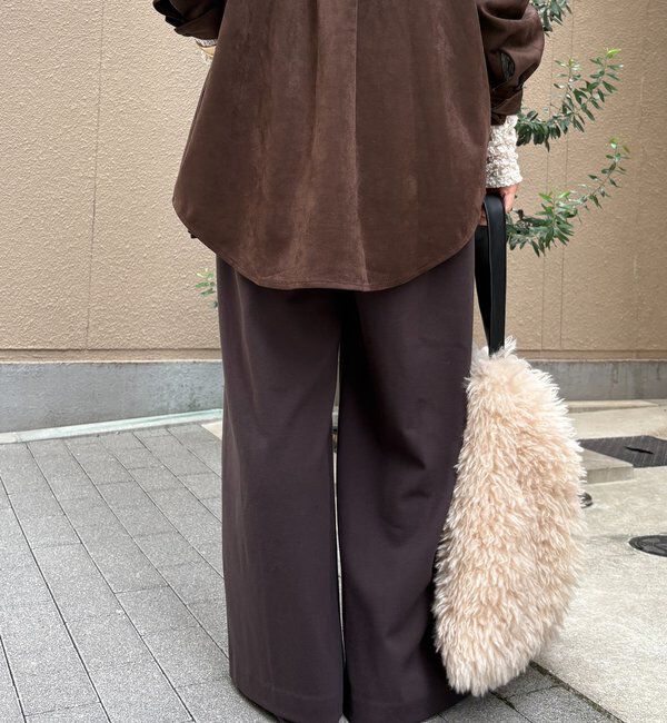  「ウォームタックワイドパンツ」|チノ|