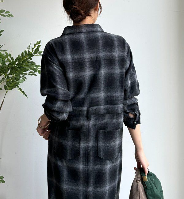  「オンブレチェックワンピース」|ワンピース|