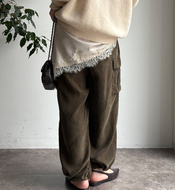  「キュプラカーゴパンツ」|チノ|