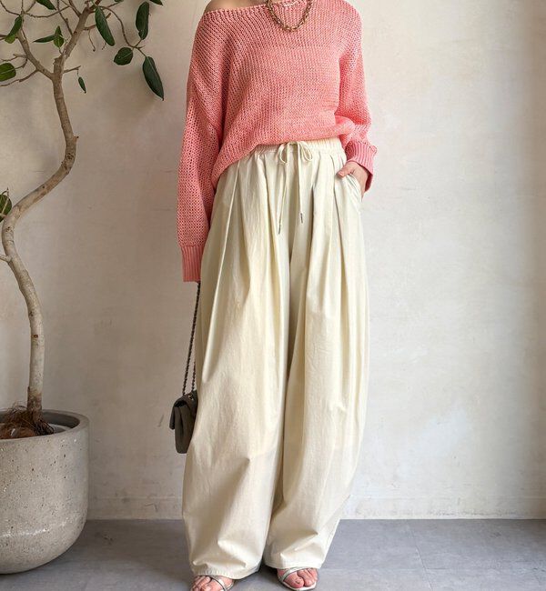  「【新色追加！】コットンローゲージプルオーバー」|ニット・セーター|