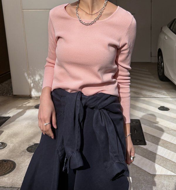  「【REI企画カラーあり】スクエアニットロングスリーブプルオーバー」|ニット・セーター|