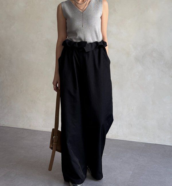  「前後2WAYラメニットタンク」|ニット・セーター|