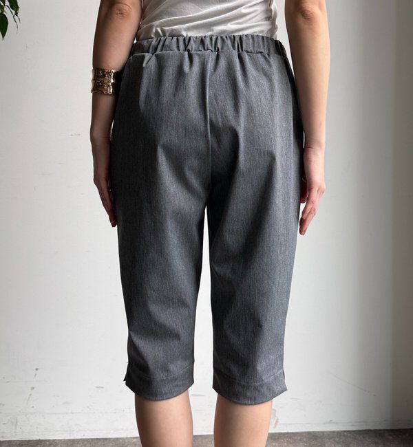  「ツイルストレッチカプリパンツ」|チノ|