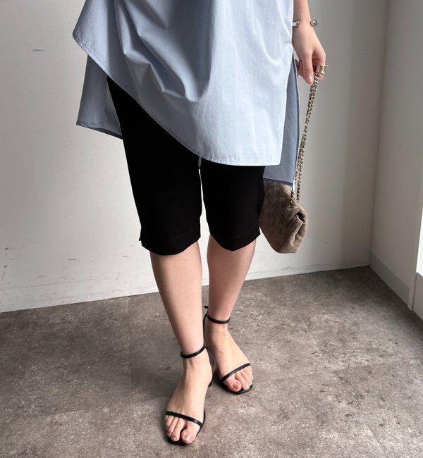  「ツイルストレッチカプリパンツ」|チノ|