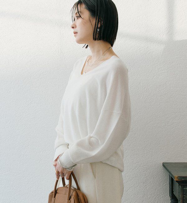  「【華やかな煌めき】ペーパースパングルニット」|ニット・セーター|