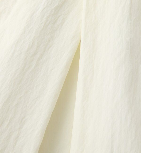  「【美シルエット】クロスタックワイドパンツ」|チノ|