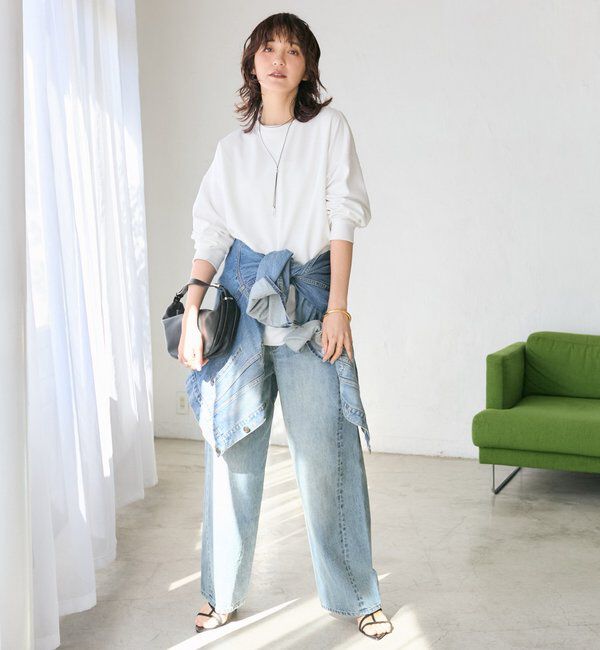  「【A・MONN(アモン)】addフロントナローデニム」|デニム|