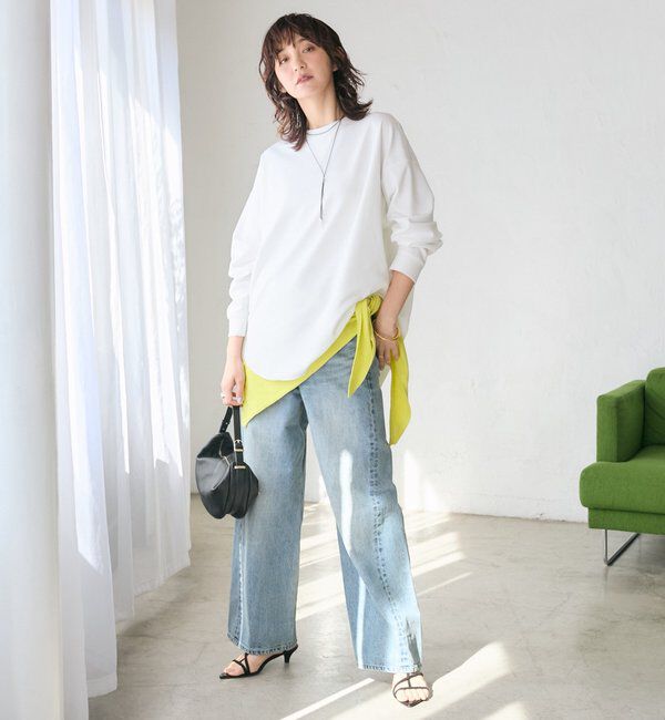  「【A・MONN(アモン)】addフロントナローデニム」|デニム|