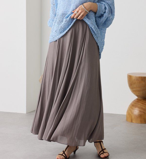  「【軽やか素材】カッセンサーキュラースカート」|スカート|