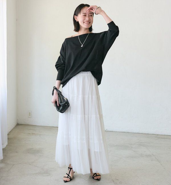  「予約【大人の肌見せに】シアードルマンカットソー」|Tシャツ・カットソー|