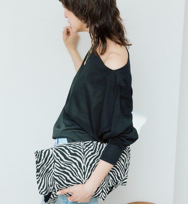  「予約【大人の肌見せに】シアードルマンカットソー」|Tシャツ・カットソー|