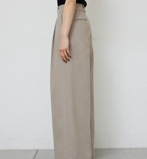  「【セットアップ対応】ダブルクロスワイドパンツ」|チノ|