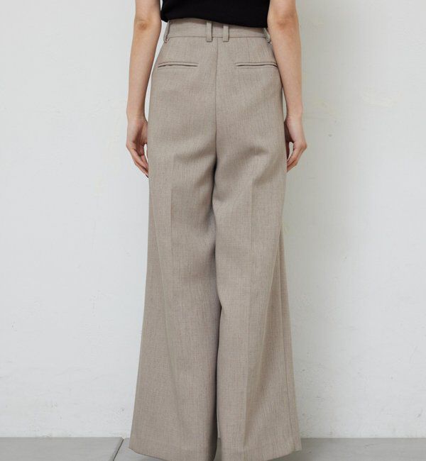  「【セットアップ対応】ダブルクロスワイドパンツ」|チノ|