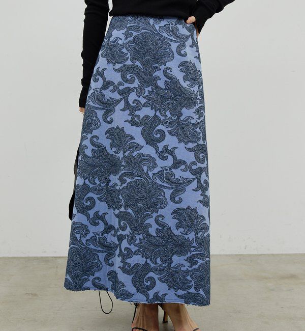  「【セットアップ対応】ジャガードスカート」|スカート|