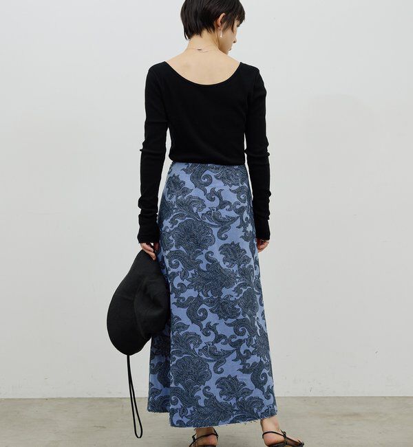  「【セットアップ対応】ジャガードスカート」|スカート|
