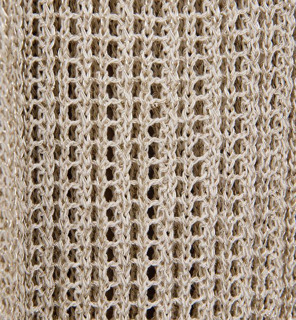  「【手洗い可】メッシュラメアメスリニット」|ニット・セーター|