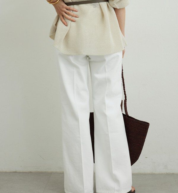  「センタークリースフレアデニム」|デニム|